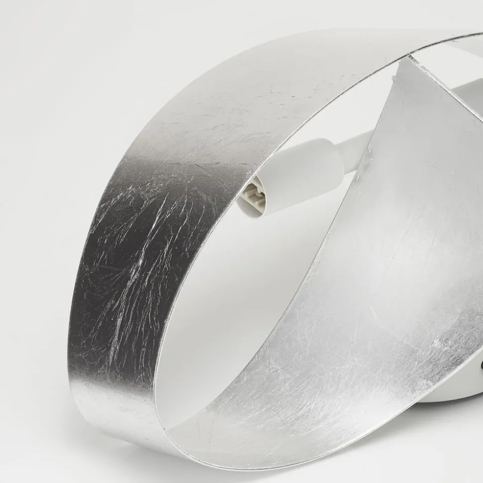 Zilveren wandlamp Scudo