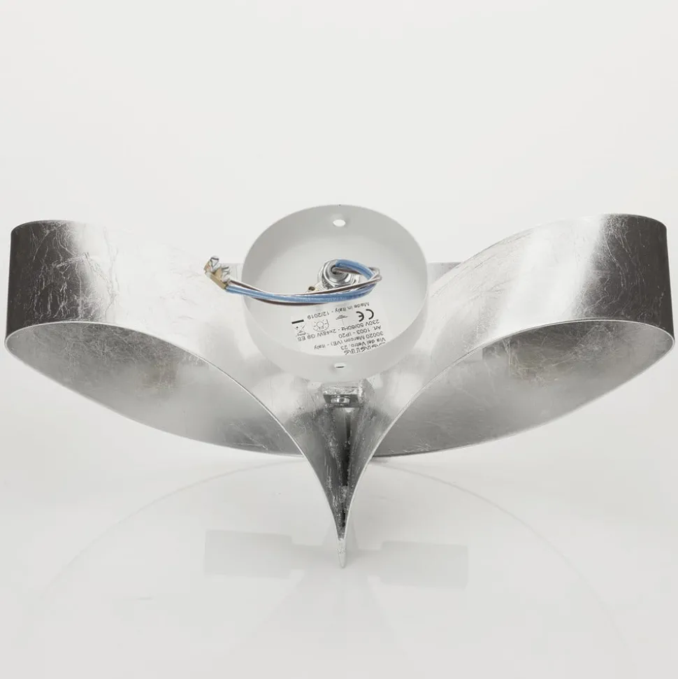 Zilveren wandlamp Scudo