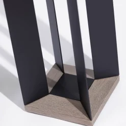 Zonnelantaarn Teckalu, aluminium zwart, 65,5cm