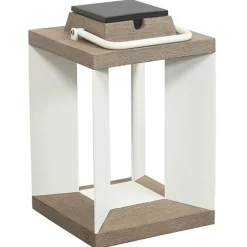 Zonnelantaarn Teckalu, Duratek/wit, 36,5cm