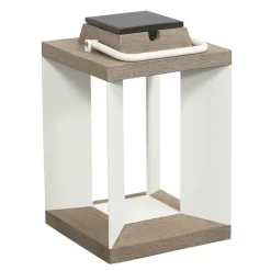 Zonnelantaarn Teckalu, Duratek/wit, 36,5cm