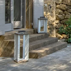 Zonnelantaarn Teckalu, Duratek/wit, 45,5cm