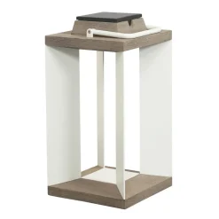 Zonnelantaarn Teckalu, Duratek/wit, 45,5cm