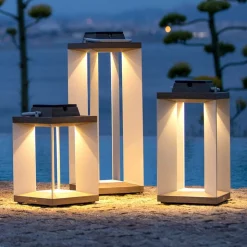 Zonnelantaarn Teckalu, Duratek/wit, 45,5cm