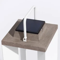 Zonnelantaarn Teckalu, Duratek/wit, 65,5cm