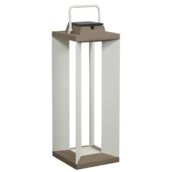 Zonnelantaarn Teckalu, Duratek/wit, 65,5cm