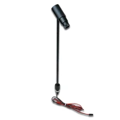 Zoom LED spot, zwart, 3.000 K, 1 W 350 mA