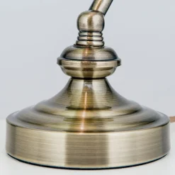 Zora - bankier tafellamp met groene glazen kap