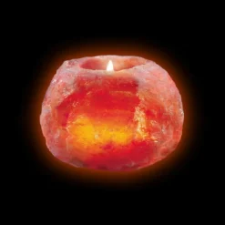 Zoutkristal waxinelichthouder, klein 400 g