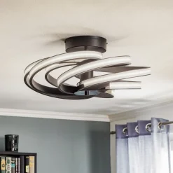 Zoya LED plafondlamp, zwart