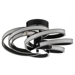 Zoya LED plafondlamp, zwart