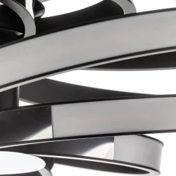 Zoya LED plafondlamp, zwart