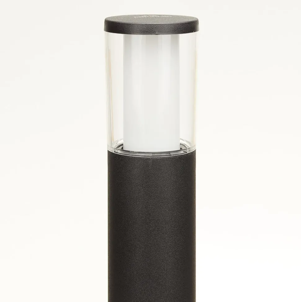 Zwarte LED tuinpadverlichting Carlo