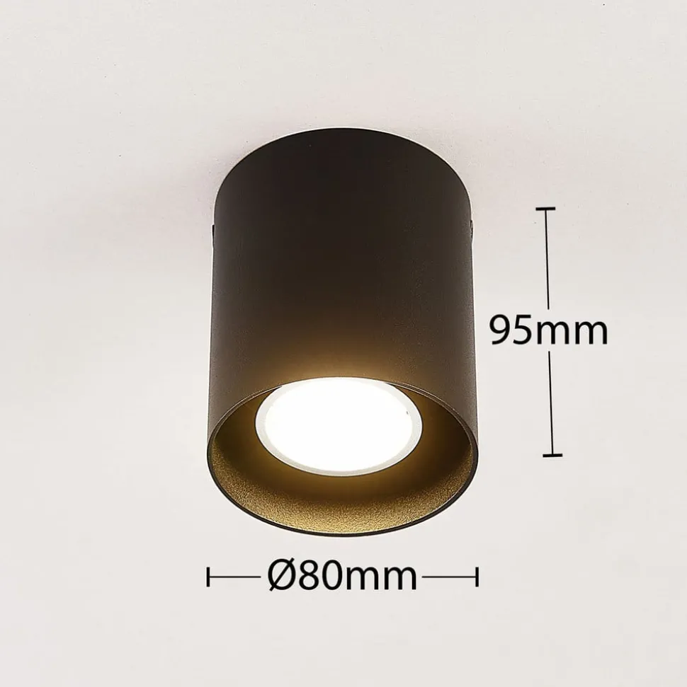 Zwarte plafondlamp Carson