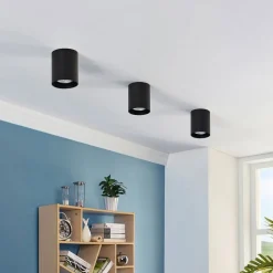 Zwarte plafondlamp Carson