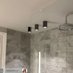 Zwarte plafondlamp Carson