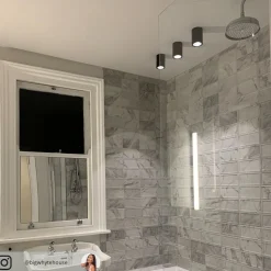 Zwarte plafondlamp Carson