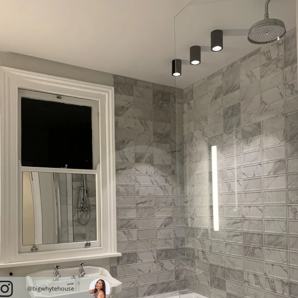 Zwarte plafondlamp Carson