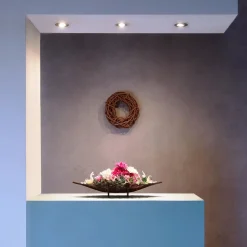 Zwenkbare aluminium inbouwspot alu mat