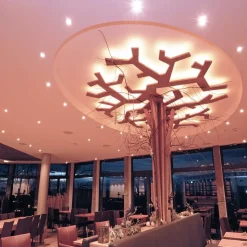 Zwenkbare 12V-inbouwring 68 mm geborsteld koper