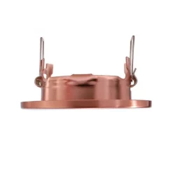 Zwenkbare 12V-inbouwring 68 mm geborsteld koper